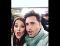 Paula Echevarría y David Bustamante se divierten en Nueva York