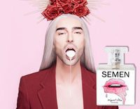 Anuncio de 'Semen', el nuevo perfume de Miguel Vilas