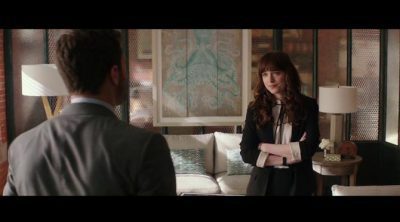 Christian Grey pregunta a Anna Steele por el cambio de apellido en este clip de 'Cincuenta sombras liberadas'