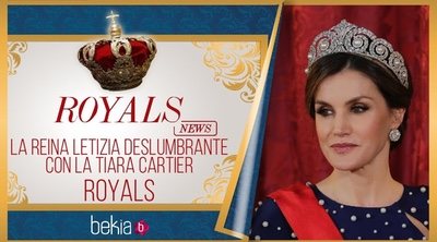 La Reina Letizia brilla con la tiara Cartier: hace suya las joyas de pasar de la Familia Real