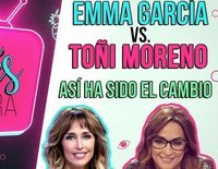 Toñi Moreno vs. Emma García: Así ha sido el intercambio de programas