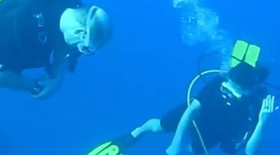 El Príncipe Guillermo y Kate Middleton bucean en Belice entre el coral y tiburones