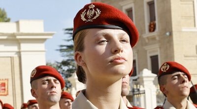 La Princesa Leonor recibe el sable como dama cadete en la Academia General Militar