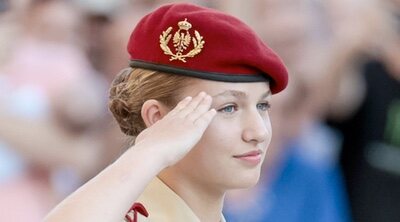 La Princesa Leonor realiza una ofrenda a la Virgen del Pilar antes de su Jura de Bandera