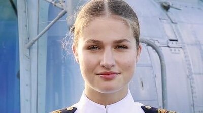 La Princesa Leonor, de maniobras con fuego real en la fragata Blas de Lezo